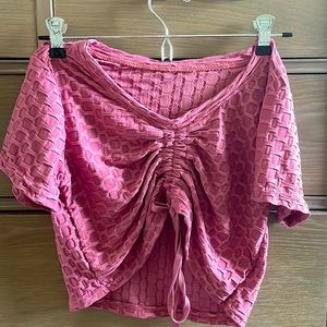 Workout Set - Ruched Bottom Leggings - Size Small